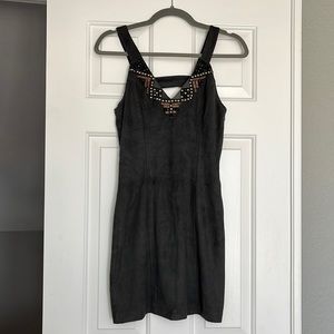 Bebe suede mini dress